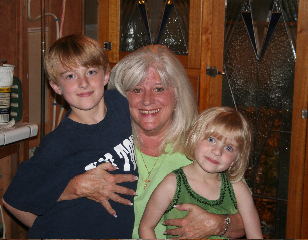 My friend, Gayle, with her grandchildren